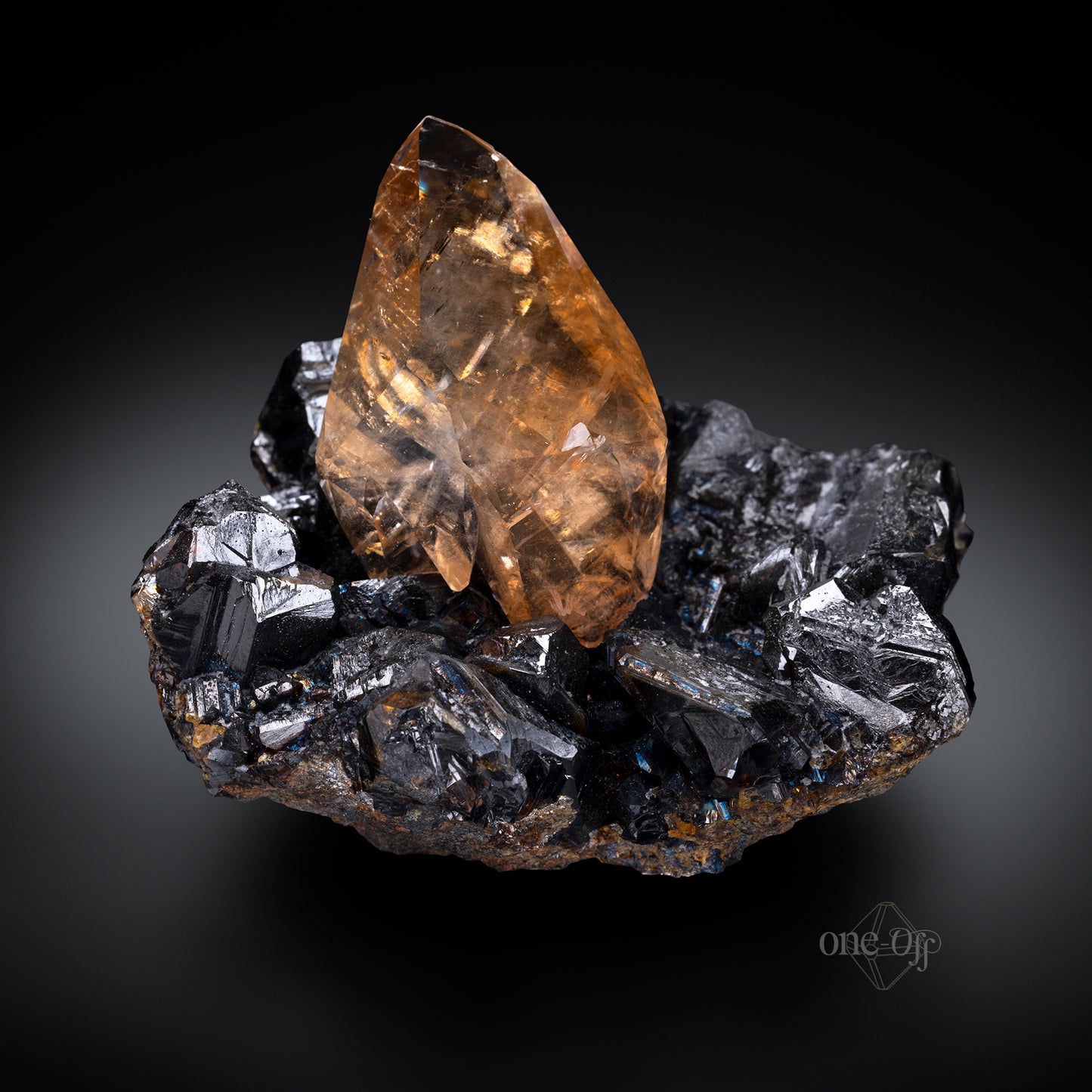Calcite on Sphalerite
