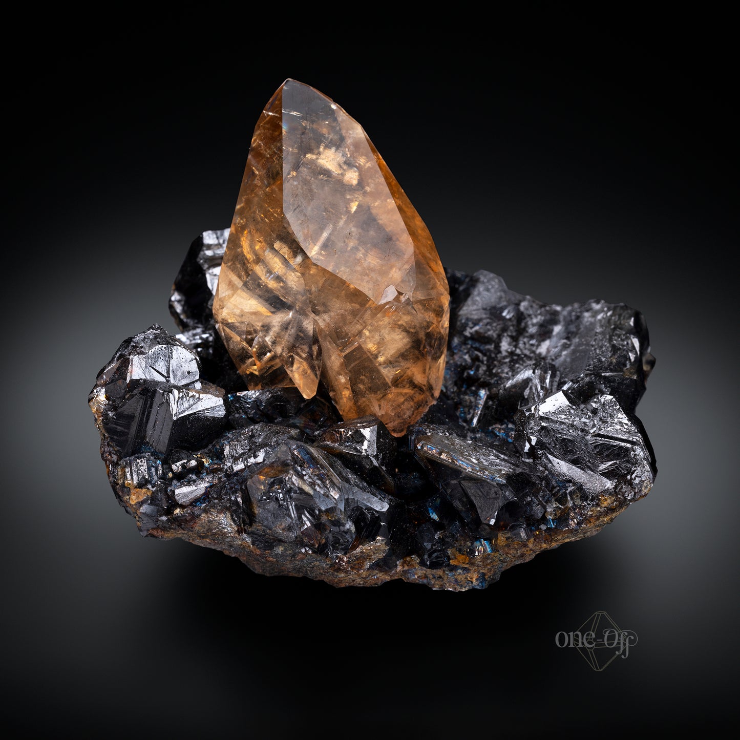 Calcite on Sphalerite