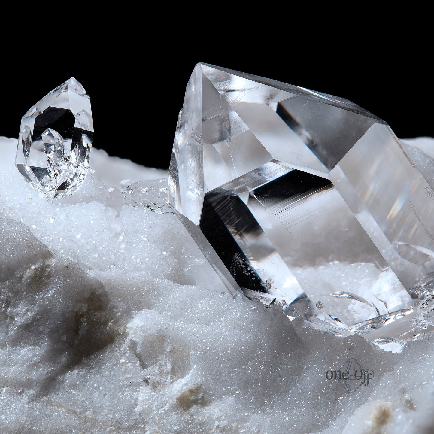 Quartz on Marble