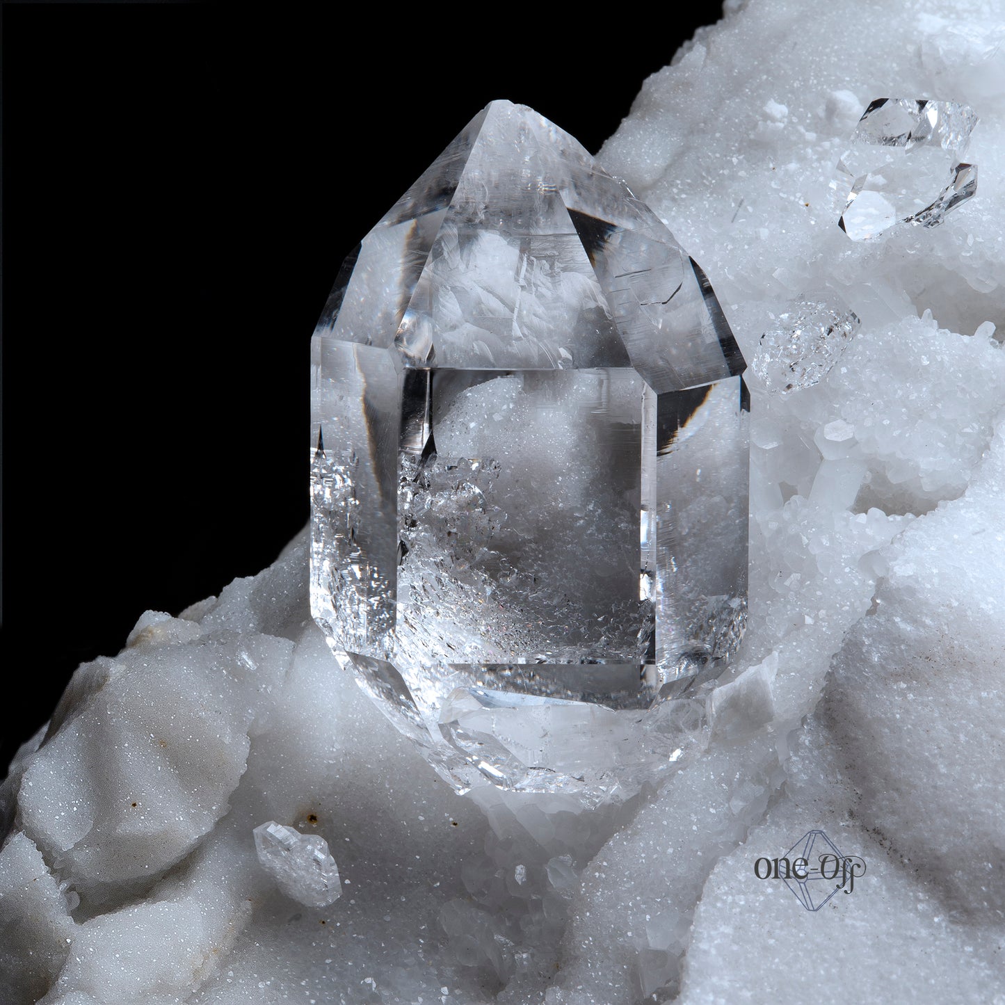 Quartz on Marble